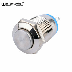 WELFNOBL 2-polige Klemmen Mini-Drucksc halter 12mm wasserdichter Momentan-Drucksc halter - Product Image 1
