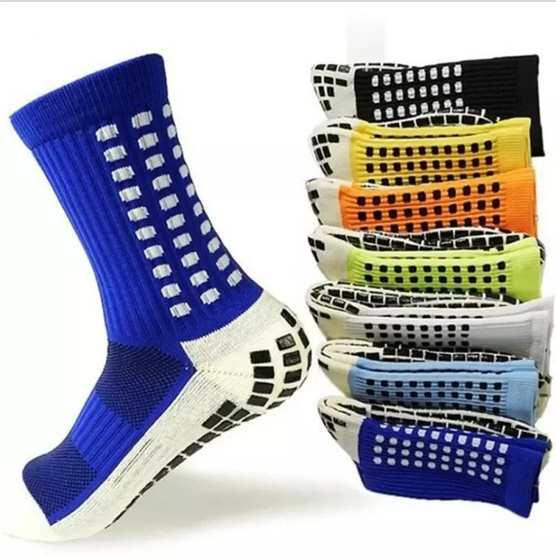 Wholesale Anti Slip Sock Non Slip Soccer Grippy Sport Football Sports Grip Socks For Men