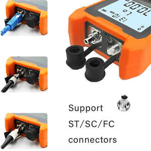 Medidor de potencia óptico pequeño todo en 1, minimedidor de potencia de fibra óptica, cable de red, probador de atenuación óptica - Product Image 2