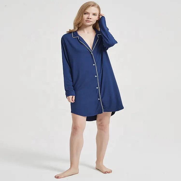 Sample Available Lounge Wear women Soft Modal Woman Nightwear Pajamas Sleepwear Nightgowns for Women