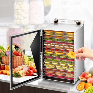 Dehydrator-Máy sấy thực phẩm 20 khay rau thịt thực phẩm trái cây công nghiệp dehydrator mất nước (khô) Ớt chuông xanh - Product Image 3