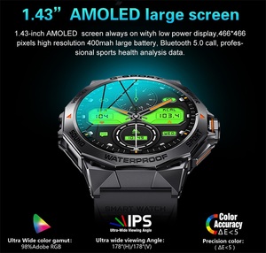 K62 Nuevo Reloj inteligente BT cuộc gọi thông minh xem Nhịp Tim Huyết Áp Màn hình hoạt động Tracker Thể Dục Thể Thao Smartwatch - Product Image 2