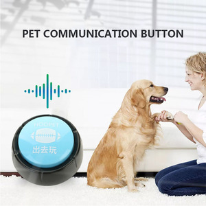 Botón de voz de sonido para perro mascota, dispositivo para comunicación, grabación, fácil, promocional, novedad - Product Image 2