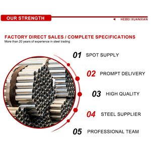 אספקת מפעל לפי תקן EN 10219, צינור פלדה S195 S235 לעמודי פיגומים, צינור ברזל מגולוון - Product Image 4