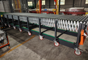 <strong>Automatic</strong> Electric Trailer Van Truck Container Car <strong>Loading</strong> and <strong>Unloading</strong> Conveyor with CE Certification - Product Image 6