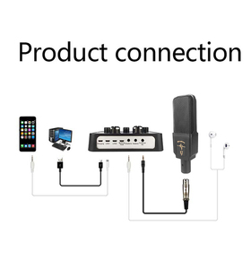 <strong>Microphone</strong> Music Sound Card Set Interface De <strong>Audio</strong> Dj Mixer Sound Card with Desktop <strong>Microphone</strong> 12 Sound Effect 3 <strong>Input</strong> Mic <strong>Input</strong>