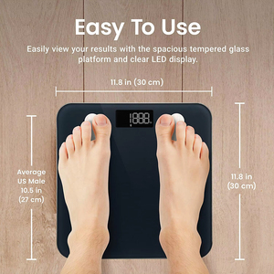 Chất Lượng Cao 180Kg Điện Tử Kỹ Thuật Số BMI Phân Tích Các Biện pháp Cân Bằng Thông Minh Quy Mô Phòng Tắm Kỹ Thuật Số Cơ Thể Chất Béo Quy Mô - Product Image 6