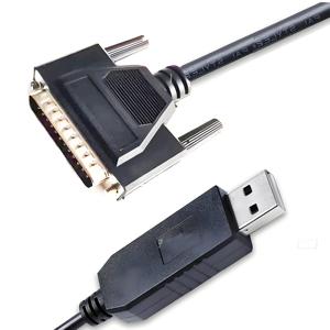 OEM/ODM PLC cavo di programmazione 1.8M USB RS232 a DB25Pin con PVC giacca per uso industriale - Product Image 2