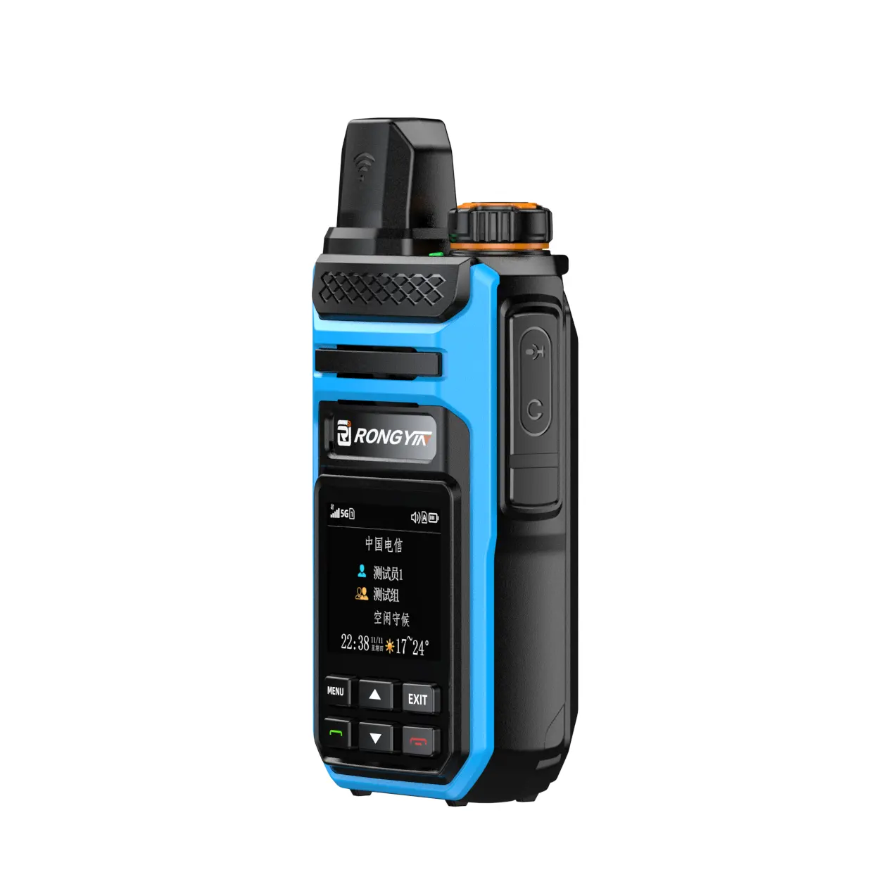 PTT global profissional de longa distância, walkie-talkie 4G, cartão SIM, interfone GPS opcional, rádio bidirecional POC