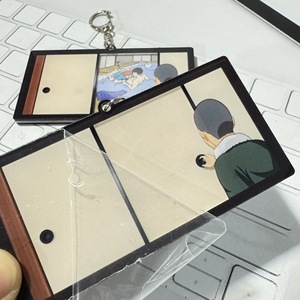 新しいアイディアキーホルダーチャームハイキューアニメキーホルダーアクリルシェーカーキーホルダードアを開けて - Product Image 5