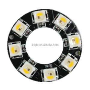 Adresli daire WS2811 IC yerleşik-in WS2812B 1/8/12/16/24/32/48/60/82/93/241 LEDs SK6812/WS2812 RGB/RGBW LED halka ışık lambası - Product Image 5