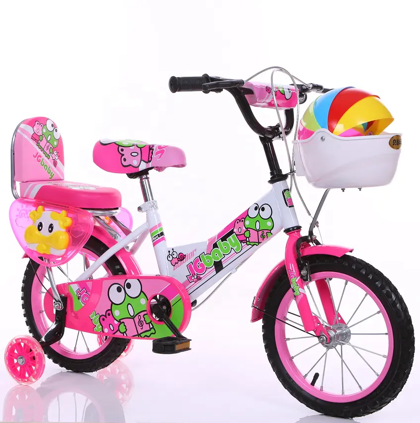 Prenses pembe renk kız bisiklet 2-6 yaşında çocuk bisikleti/12/14/16/18 inç bisiklet için satış