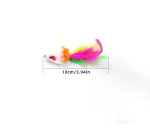 Modern stil Pet peluş fare oyuncak interaktif doldurulmuş fare oyuncak kapalı kediler için yavru oyun çiğneme dayanıklı Polyester yapılmış - Product Image 2