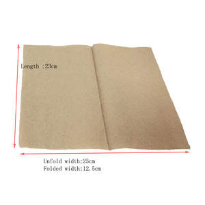 Cheap Kraft Single Fold Paper Towels Disposable Brown <strong>Interfold</strong> <strong>v</strong> Fold Paper Hand Towels in Public Washing Room - Product Image 2
