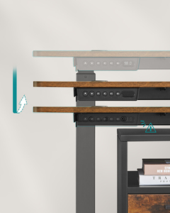 VASAGLE Höhen verstellbare elektrische Schreibtisch-Speicher funktion mit 4 Höhen Stehpult Ergonomischer Gaming-Desktop-Computer tisch - Product Image 6