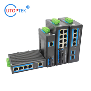9-Port สวิตช์อีเธอร์เน็ตความเร็วสูงสำหรับอุตสาหกรรมไม่มีพอร์ต POE 10/100 mbit/ S 8พอร์ต LAN 1SFP IP40ราง DIN ปลั๊กและเล่นสภาพใหม่ - Product Image 6