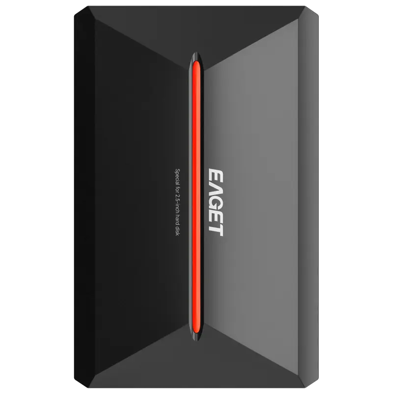 SSD 외부 인클로저 하드 드라이브 케이스 박스 플라스틱 2.5 인치 SATA III USB2.0 플라스틱 투명 SSD 케이스 재고