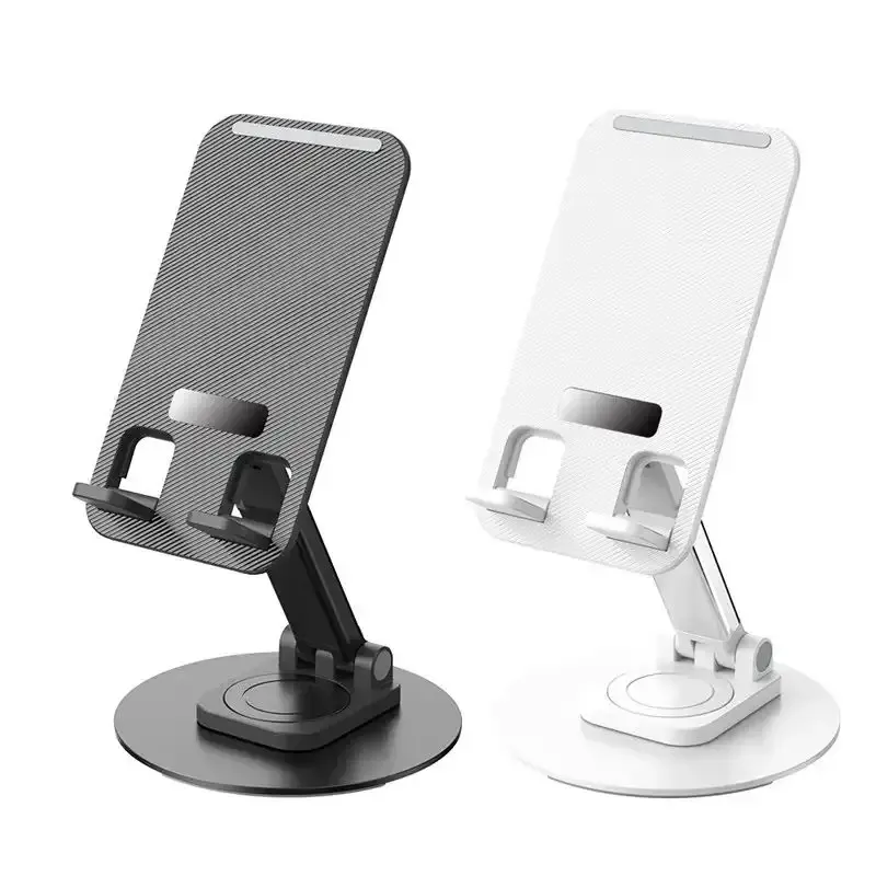 Nouveau design Portable support de bureau support réglable pliable Support Table alliage métal 360 rotatif aluminium support pour téléphone portable