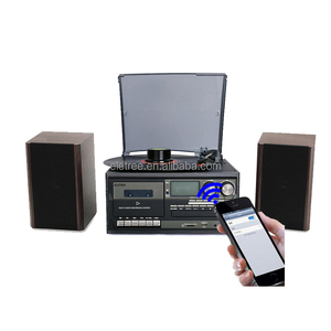 Ce sdoganamento gratuito giradischi in vinile con lettore Cd registrazione Cassette e lettore Usb Sd Fm Radio - Product Image 1