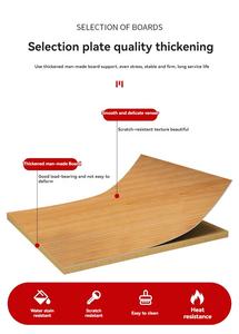 Modern ahşap PC oyun masası sıcak çift boyutu L şekli ile depolama çekmeceleri ve raflar için oyun odası - Product Image 5