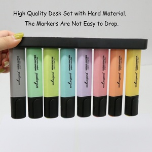 Muestra gratuita de marcadores de texto con logotipo personalizado Resaltadores en varios colores pastel Eleve su marketing - Product Image 5