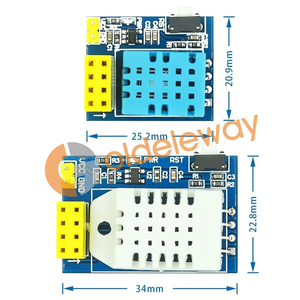 DHT22センサーAM2302 DHT11 AM2320デジタル温度湿度センサーWifiモジュールESP8266環境ESP-01 ESP-01S - Product Image 3
