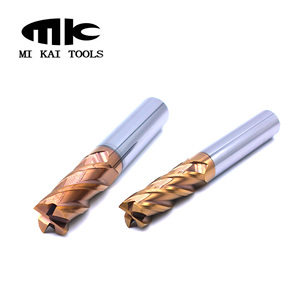 HRC55涂层CNC工具制造商铣刀实心硬质合金立铣刀 - Product Image 3