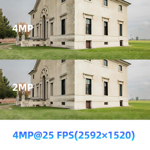 YGHT 4MP 1/2.8 "CMOS Cámara IP interior de doble lente con visión nocturna a todo color Detección humana Audio bidireccional Cámara de seguridad para el hogar