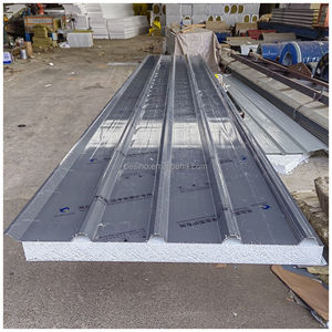 Eps tetto in lamiera di acciaio zincato isolamento buon prezzo da costruzione materiale da costruzione resistente alle intemperie rivestimento esterno pannello di parete - Product Image 1
