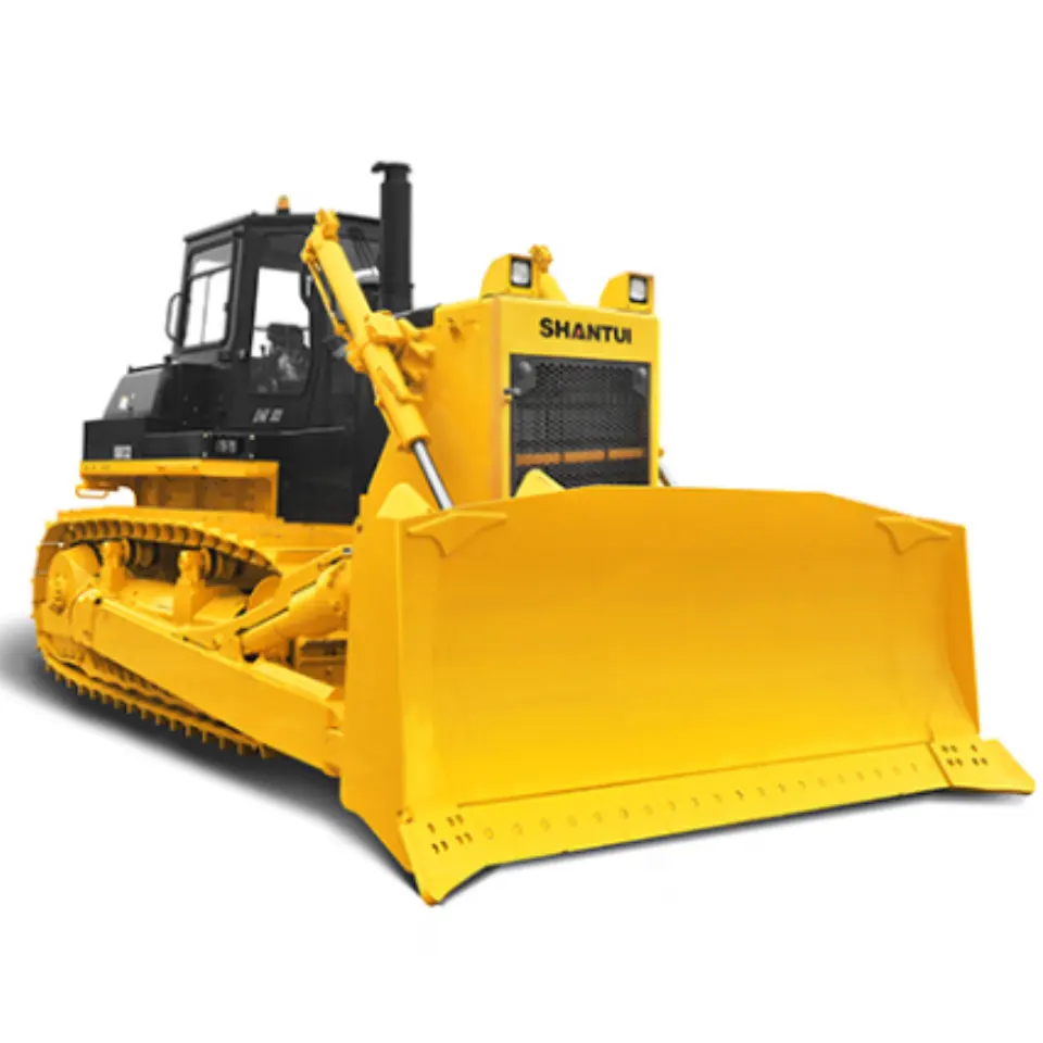 Paletli buldoze Sd22 Sd32 Sd60 Dozer hidrolik buldozer ile üç Shank Ripper ve vinç