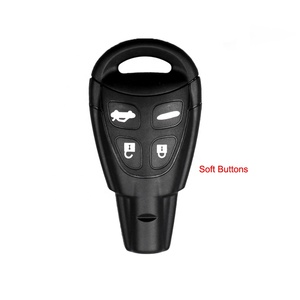Fabrika toptan 4 yumuşak düğmeler anahtarsız giriş akıllı anahtar kabuk SAAB 9-3 9-5 araba uzaktan anahtar - Product Image 1