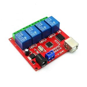 4 Channel <strong>Relay</strong> Module DC 5V 12V 24V USB <strong>Control</strong> Switch Board Computer <strong>Control</strong> Switch / PC / PLC <strong>control</strong> board