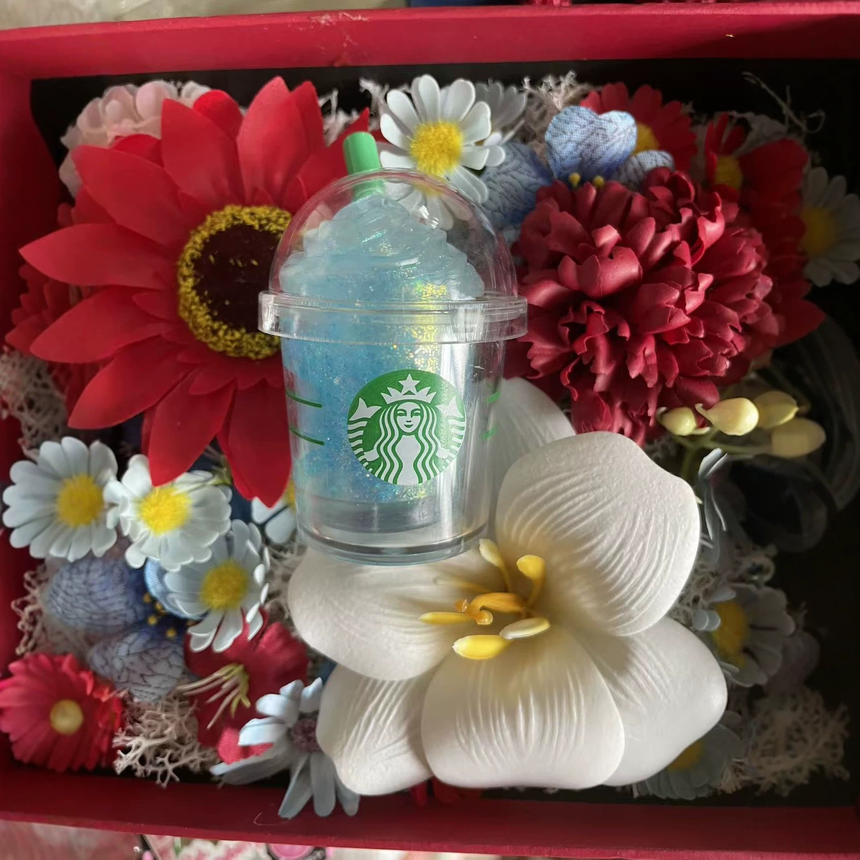 Tasse à lait petite Starbucks bleue-maltose-50g
