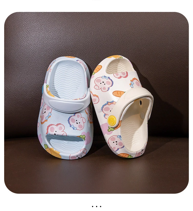 Summer Sandals Slippers Kids Cute Girl Baby Soft Sole Slides Sandals Wholesale