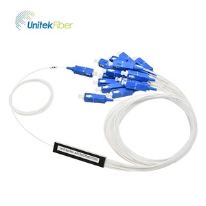 Reti centro dati ottico plc splitter mini acciaio tipo 1*16 SC UPC 0.9MM 1M 1.5M fibra splitter - Product Image 4