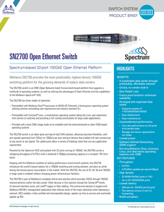 MSN2700-CS2F Mellanox Spectrumベースの100GbE 1Uオープンイーサネットスイッチ、Onyx、32 QSFP28ポート、2電源 (AC) - Product Image 3