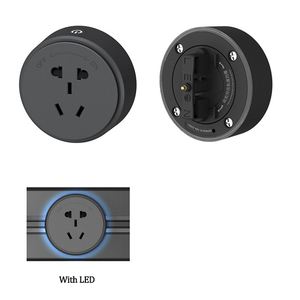 Pista de alimentación de pared de aluminio, sistema de pista de alimentación integrado/abierto, toma de corriente para uso en la Oficina y la cocina - Product Image 3