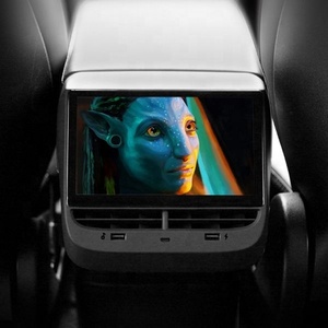 2023 Tesla Model Y Display posteriore interfaccia utente intrattenimento posteriore e schermo di controllo del clima - Product Image 2
