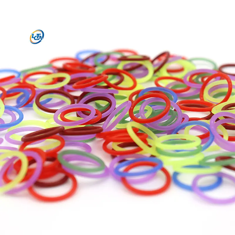 Hochpräzise Massen lager Universal größe 60 Shore Lebensmittel qualität Silikon O-Ring O-Ringe oder Dichtungen Kleine farbige O-Ringe