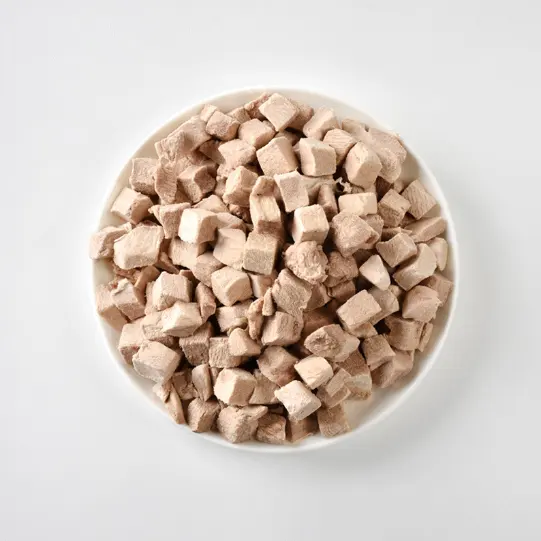 Cibo per cani liofilizzato cubo di anatra orsacchiotto Labrador Golden Retriever Bichon orso liofilizzato piccoli pellet per cani di piccola taglia