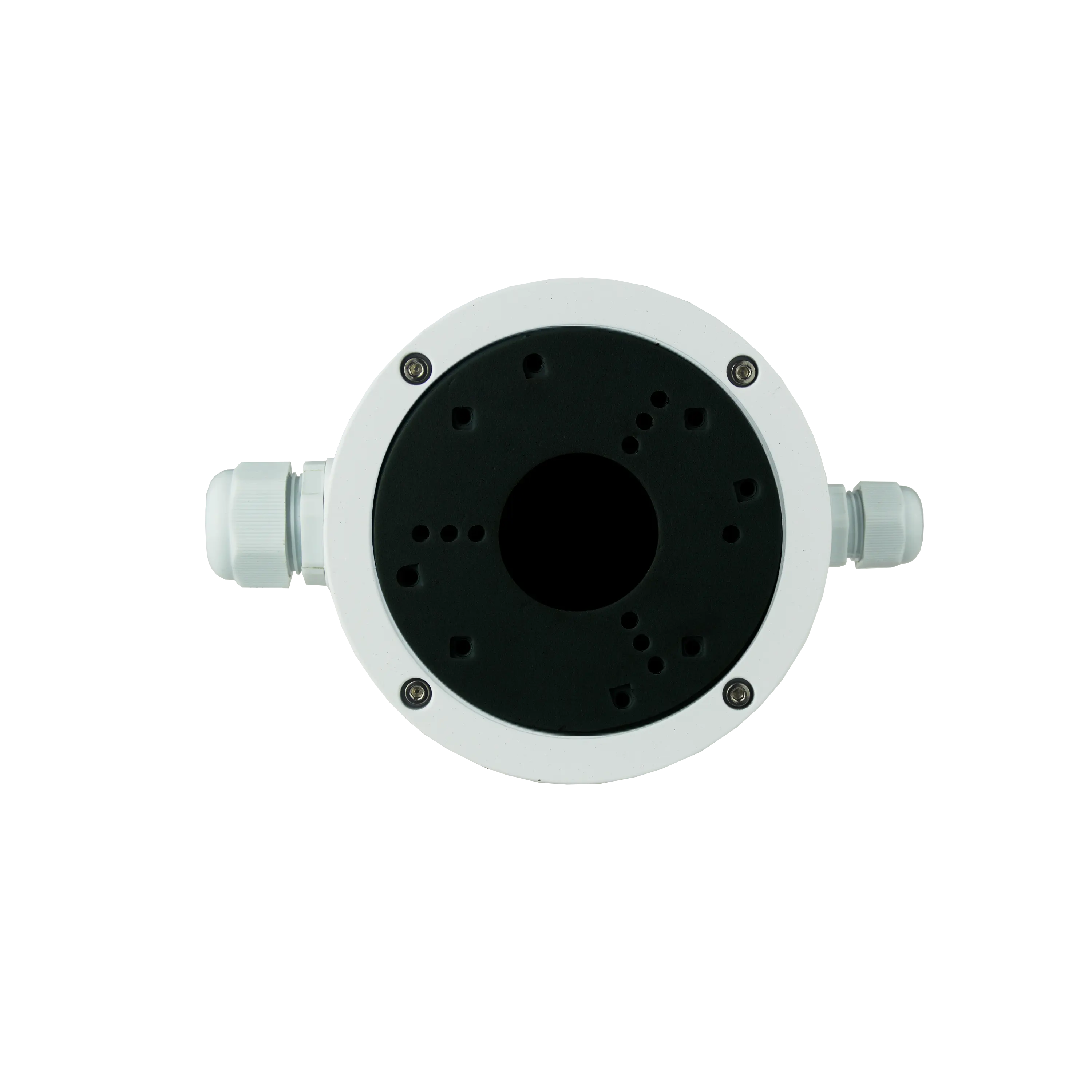 Impermeável IP67 Round Junction Box Uso para 8MP Smart Analytics Bala POE Câmera