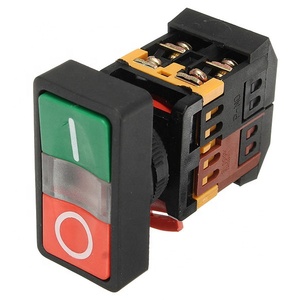 AS-22Nライトインジケーターモーメンタリースイッチ付きSTART STOPプッシュボタン - Product Image 1