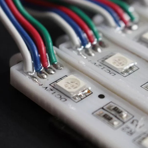 Оптовая продажа, 3 светодиода/ПК, светодиодный RGB модуль Smd5050, силиконовый водонепроницаемый 12 В, светящийся RGB Светодиодный модуль для украшения рекламных вывесок