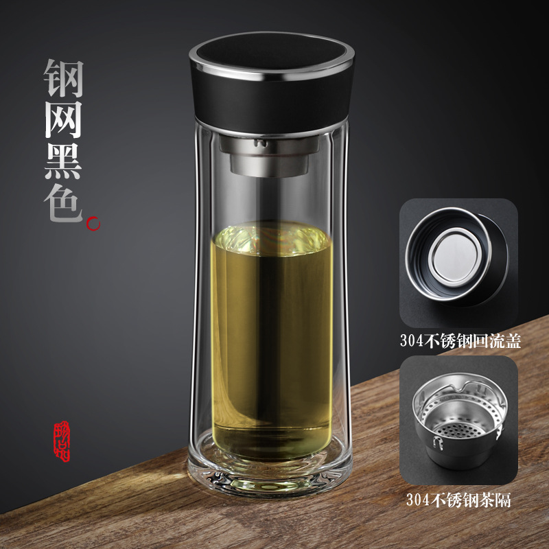 Stylish Steel Cup - Black