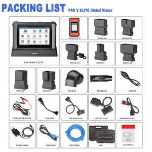 2025 Newest Arrival X431 Pad <strong>V</strong> Elite Full System OBD2 Scanner J2534 <strong>Programmer</strong> 1-Year Automotive Online Programming Tools for