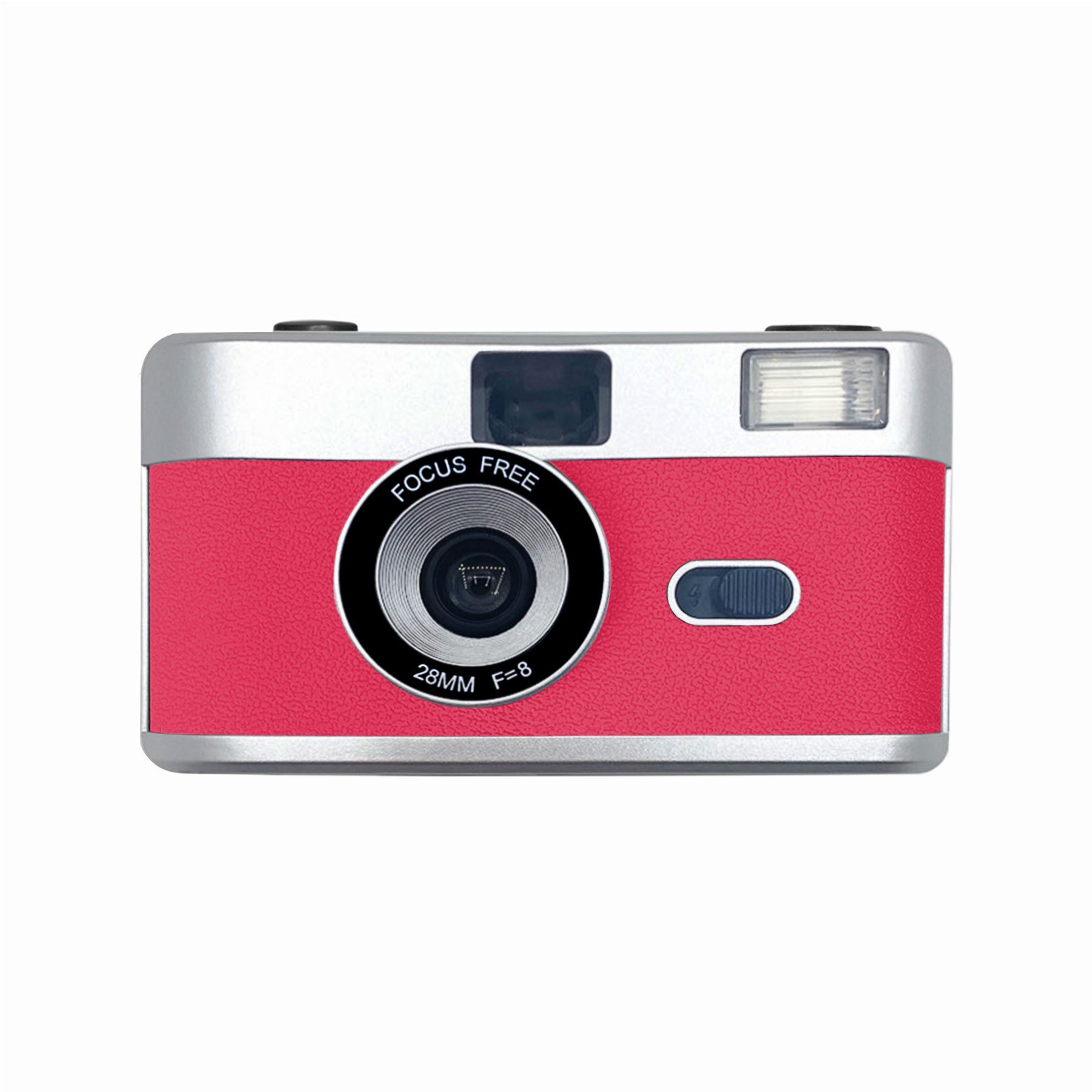 silver/red