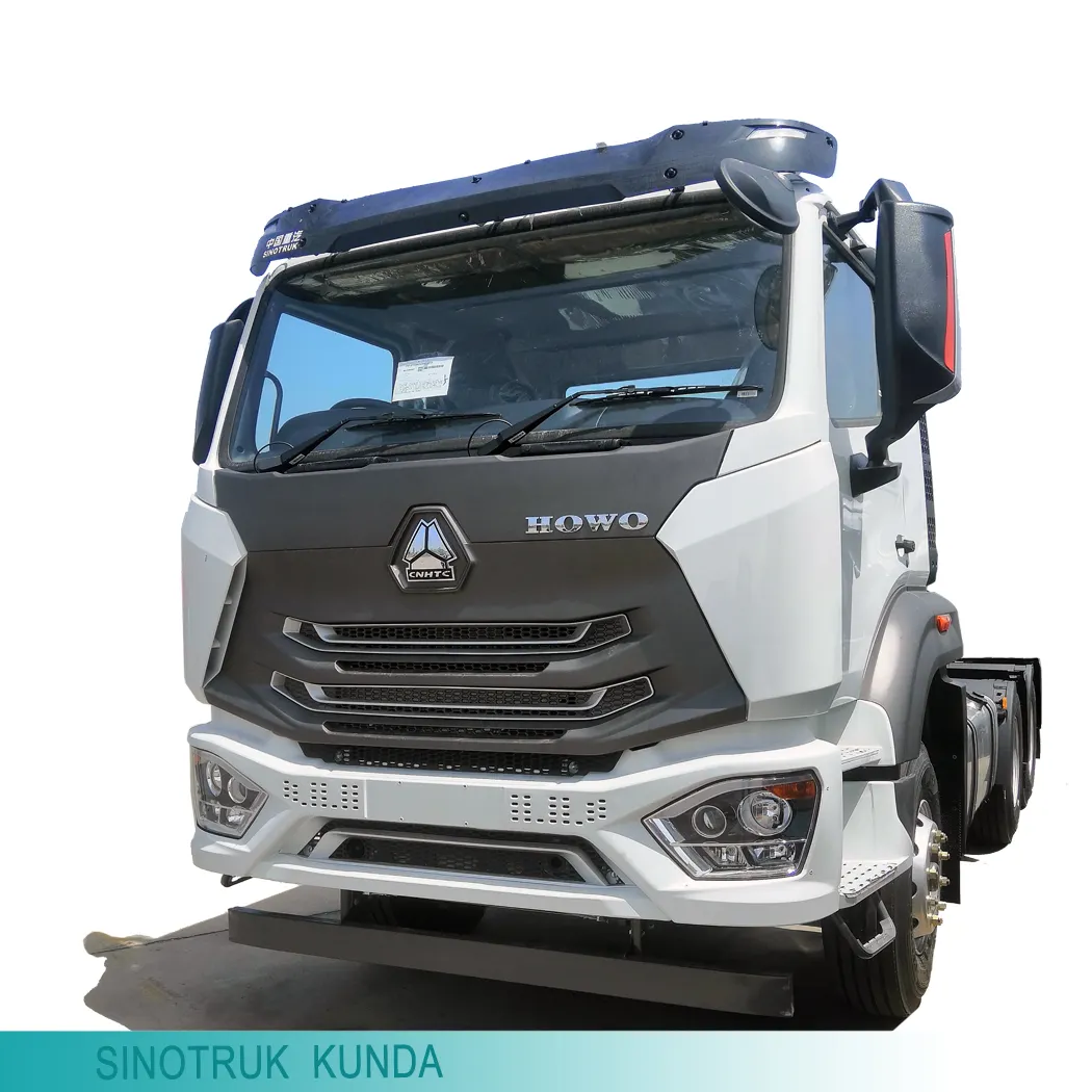 Yeni Sinotruk Howo 430 Hp Euro 2 manuel 4X2 6X4 dizel kafa traktör kamyon