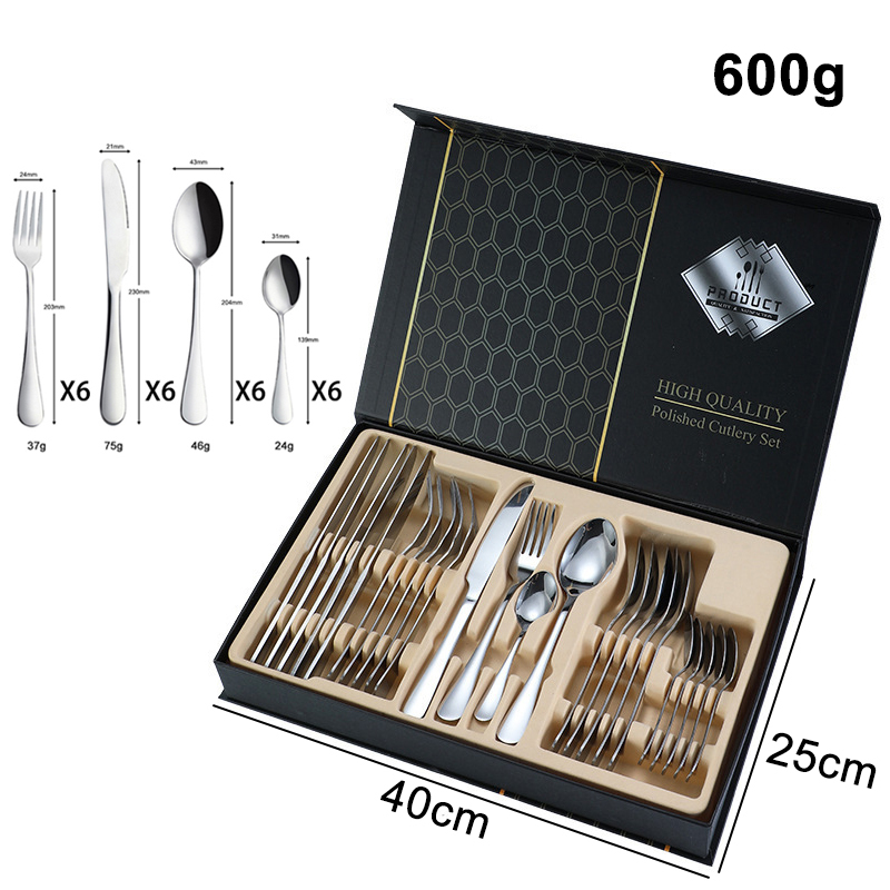 silver 24 pcs+box 2