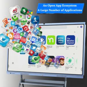 100/85/75/65 inch màn hình cảm ứng bảng tương tác Màn hình LCD phòng họp giáo dục lớp học bảng trắng tương tác thông minh - Product Image 2