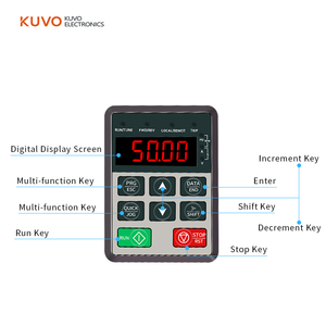 KUVO popolare ingresso DC trifase uscita MPPT Frequency Drive 380V pompa solare Inverter funzionamento affidabile VFD regolatore di velocità - Product Image 3